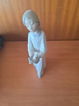 Figura Lladro Niña con Vela