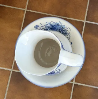 Jarra y palangana cerámica Manises