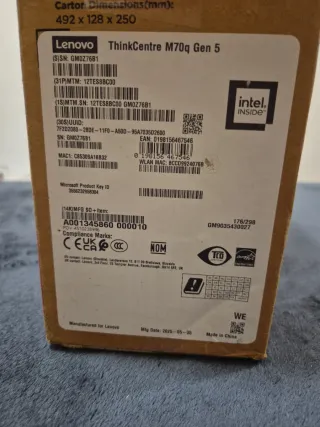 Ordenador Lenovo ThinkCentre M70q i5-14500T,32gb