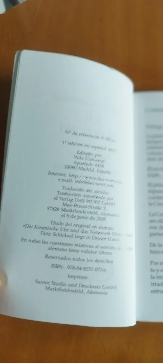 El reloj cósmico y la red de tu piel tu destino...