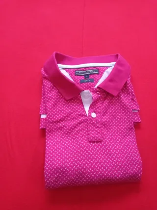 Camiseta Polo Tommy Hilfiger Rosa Talla L