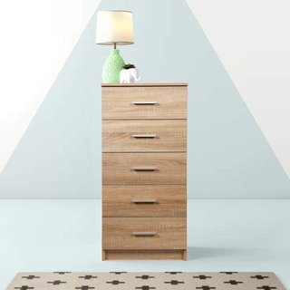 Mobile Cassettiera Mobiletto 5 Cassetti in Legno M