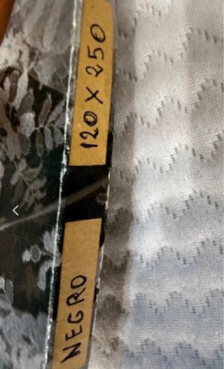 Mantilla de encaje negro