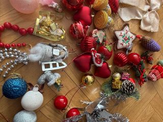 LOTE Completo Adornos de Navidad - Bolas, luces