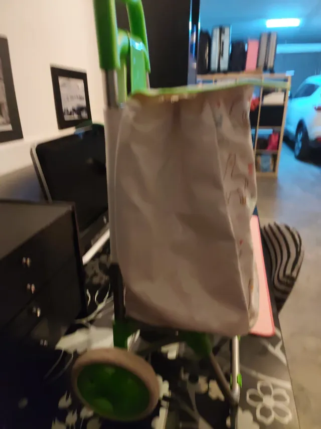 Carrinho de compras infantil com estampa