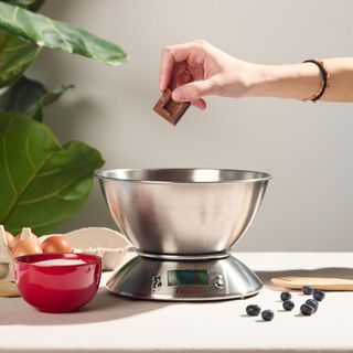 Girmi PS85 - Báscula de cocina electrónica Acero