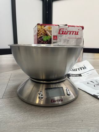 Girmi PS85 - Báscula de cocina electrónica Acero