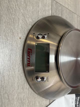 Girmi PS85 - Báscula de cocina electrónica Acero