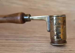 Antigua medida tiro pólvora francesa