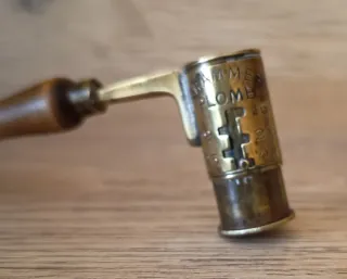 Antigua medida tiro pólvora francesa