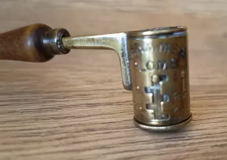 Antigua medida tiro pólvora francesa