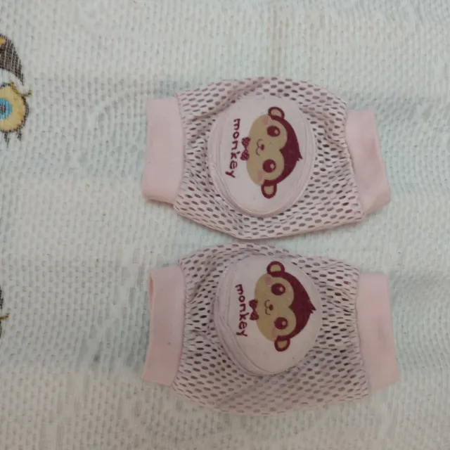 Rodilleras para bebé con diseño de mono