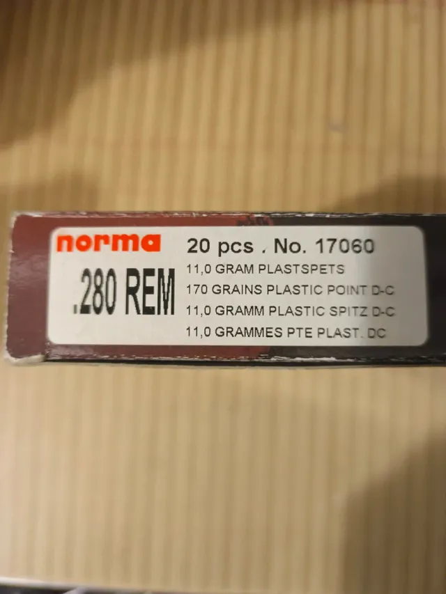 Caja de munición Norma más 10 mas