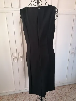 Vestito elegante longuette, interamente foderato