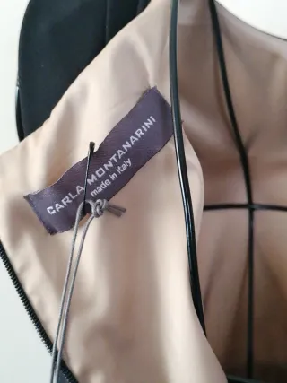 Vestito elegante longuette, interamente foderato