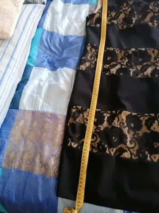 Vestito elegante longuette, interamente foderato
