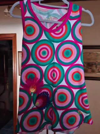 Camiseta Desigual Mujer Talla XL Multicolor