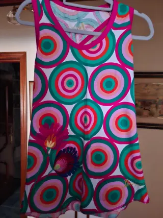 Camiseta Desigual Mujer Talla XL Multicolor