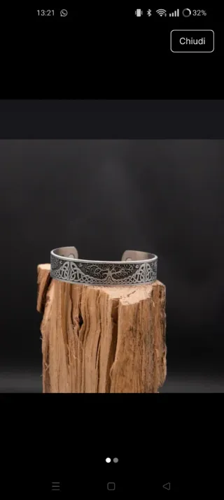 Bracciale Vikingo in acciaio