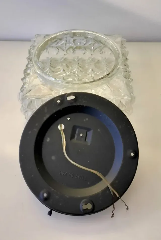 Aplique de pared vintage cristal