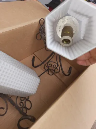 Lampade da parete ferro battuto