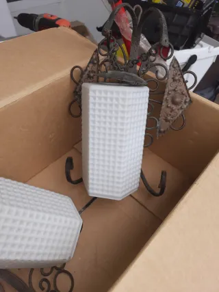 Lampade da parete ferro battuto