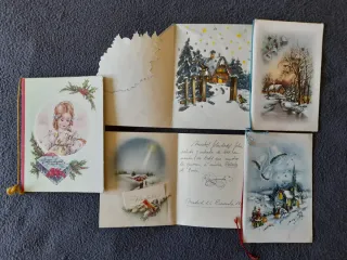 Lote 9 Postales Navideñas Vintage