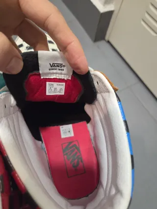 Zapatillas VANS 46 Sk8-Hi Bambas piel cuero xwz