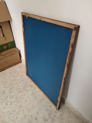 Espejo de madera y cristal