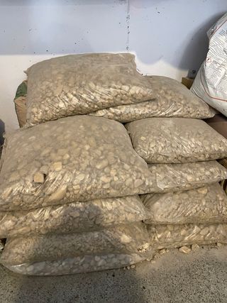 10 Bolsas de Piedras de Río