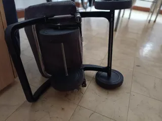 Carro de la compra gris en muy buen estado