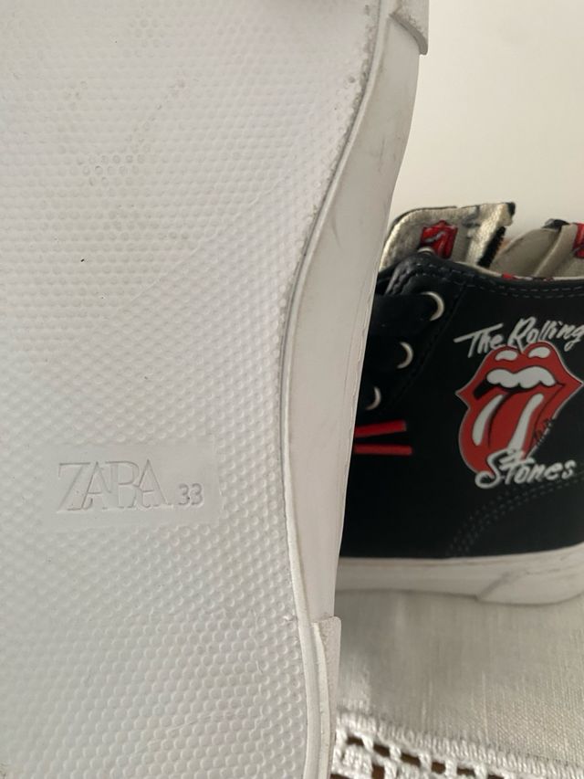 Zapatillas Zara. Rolling Stones. T33