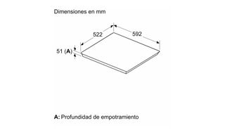 Placa inducción Siemens EH631HEB1E