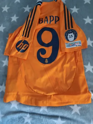 Camiseta Real Madrid Adidas Naranja Talla M