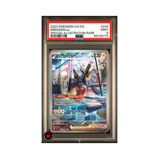 Miraidon Ex #244 PSA9 Pokémon Scarlet & Violet Eng