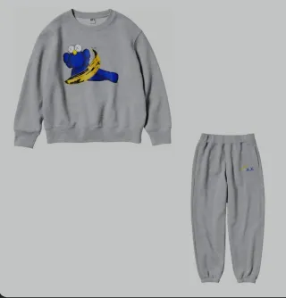 KAWS x Warhol Chándal Gris