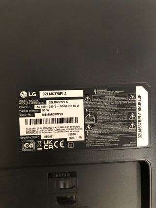 Placa Main LG 32 LED 32LM637BPLA