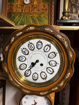 Reloj Juan Bautista Gardonnet Madera y Dorado