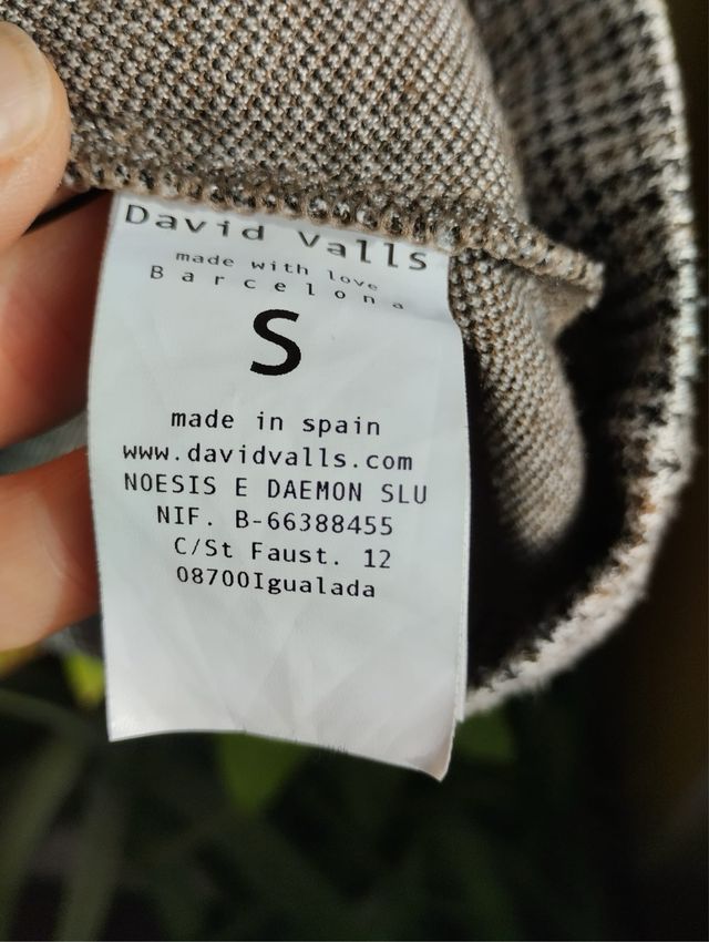 Conjunto David Valls pata de gallo