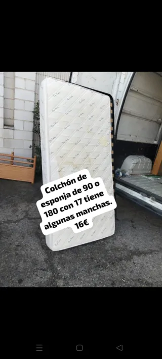 Colchón muy barato lo dejo así hasta el domingo