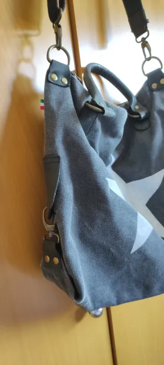 Bolso de lona con estrella