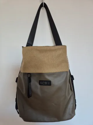 KCB Mochila - bolso Shine, mujer, khaki
