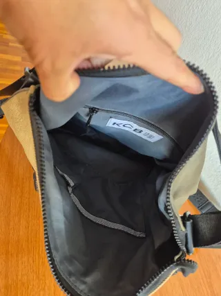 KCB Mochila - bolso Shine, mujer, khaki