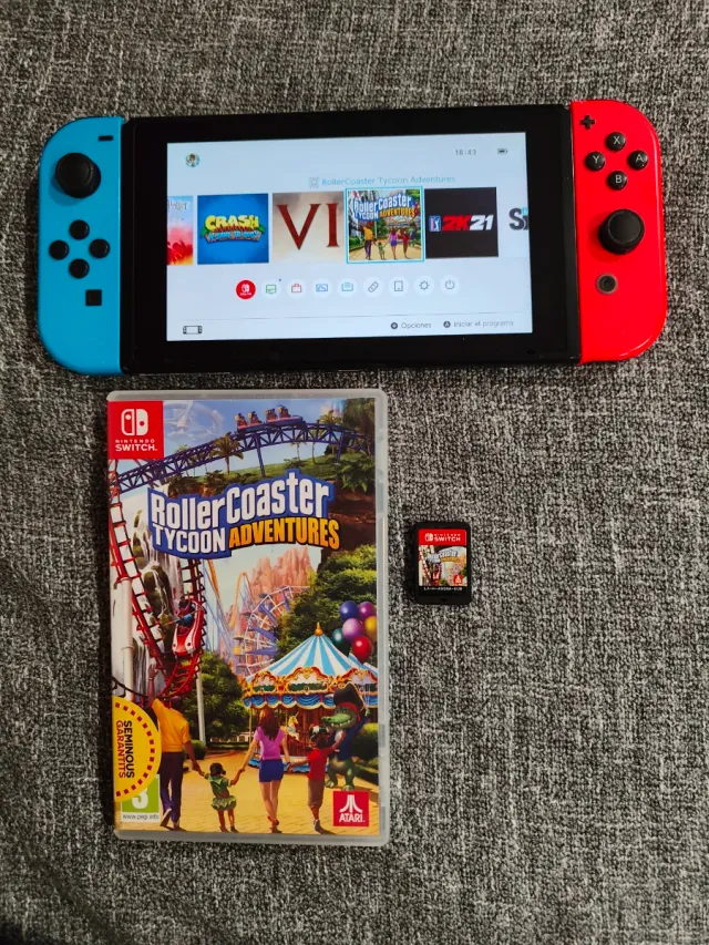 Roller Coaster Tycoon Adventures Nintendo Switch