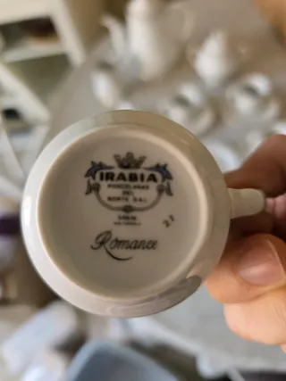 Juego de café porcelana IRABIA