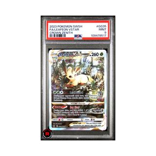 Leafeon VSTAR #GG35 PSA 9 Mint Crown Zenith Eng