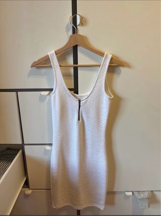 Vestito midi bianco