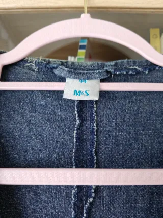 Chaleco Denim T44 Azul Tejano