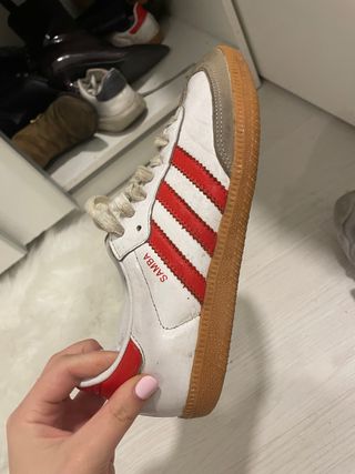 Adidas Samba Blancas y Rojas