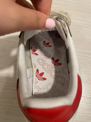 Adidas Samba Blancas y Rojas